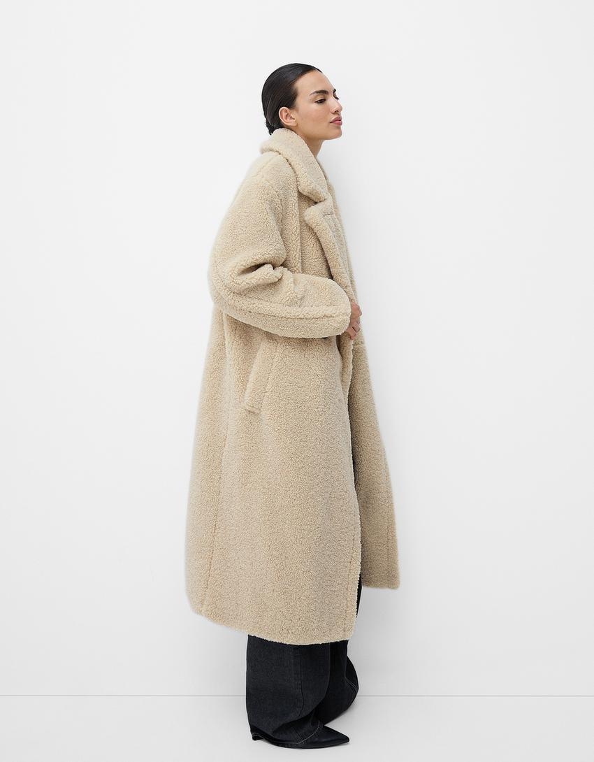 Lorena | Chic Oversized Faux Fur Coat for Women – Fashionable and Cozy