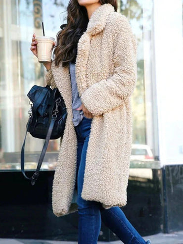 Miranda | Women's Oversized Teddy Winter Coat – Chic and Comfortable