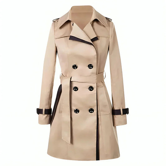 Gabriella | Chic Double-Breasted Trench Coat for Women - Perfect for Autumn