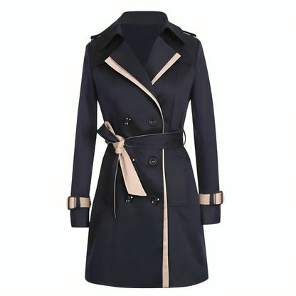 Gabriella | Chic Double-Breasted Trench Coat for Women - Perfect for Autumn