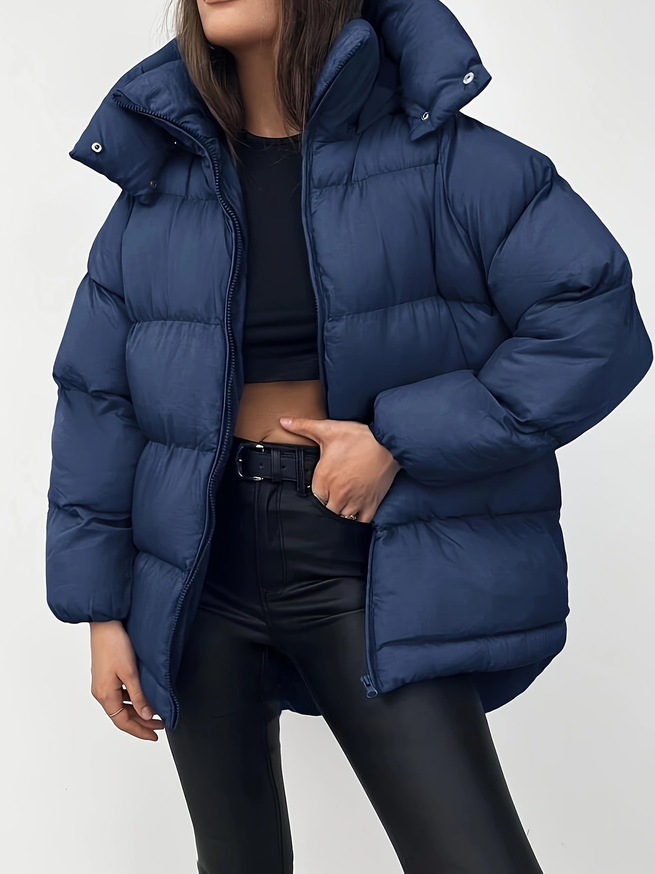 Veradis | Women's Black Insulated Short Puffer Jacket