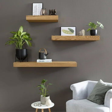 Chic Shelf with Concealed Storage