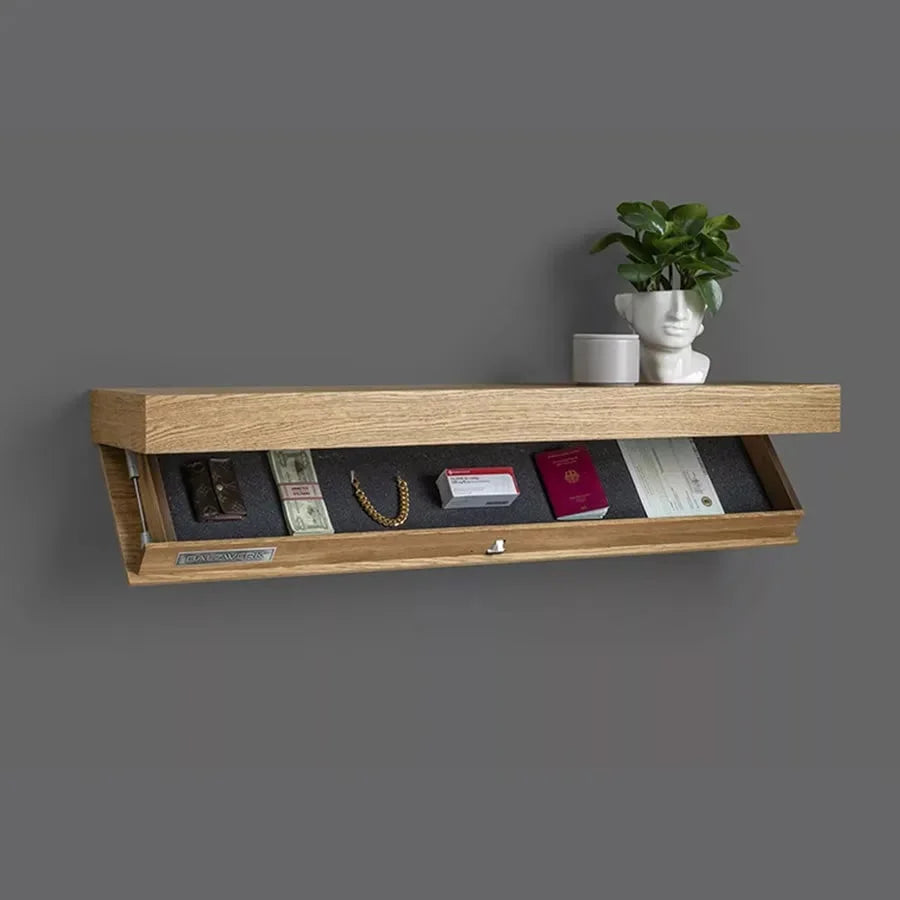 Chic Shelf with Concealed Storage