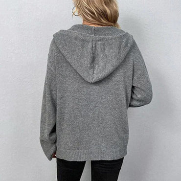 Classic Color Hoodie Cardigan for Women – Unmatched Comfort