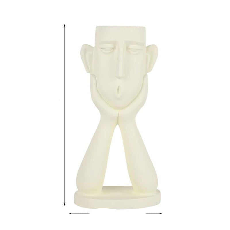 Cow-Design Decorative Vase