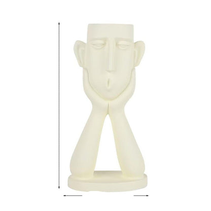 Cow-Design Decorative Vase