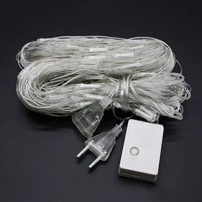 Elegant LED Outdoor Lighting with Net Design