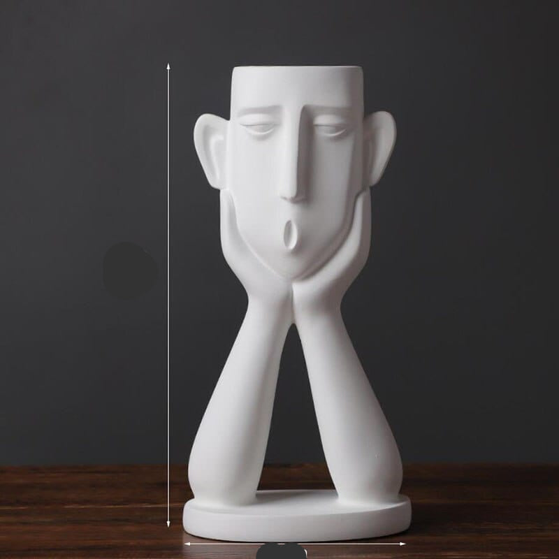 Cow-Design Decorative Vase