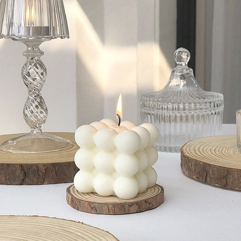 Chic BubbleGlow Candle – Transform Your Home into a Cozy Retreat