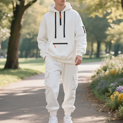 Men's Zip-Up Two-Piece Tracksuit