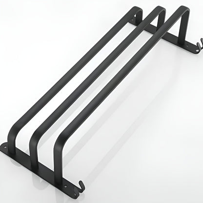 HangEase | 3-Tier Wall-Mounted Towel Organizer - Space-Saving Aluminium Bathroom Storage