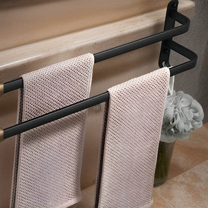 HangEase | 3-Tier Wall-Mounted Towel Organizer - Space-Saving Aluminium Bathroom Storage