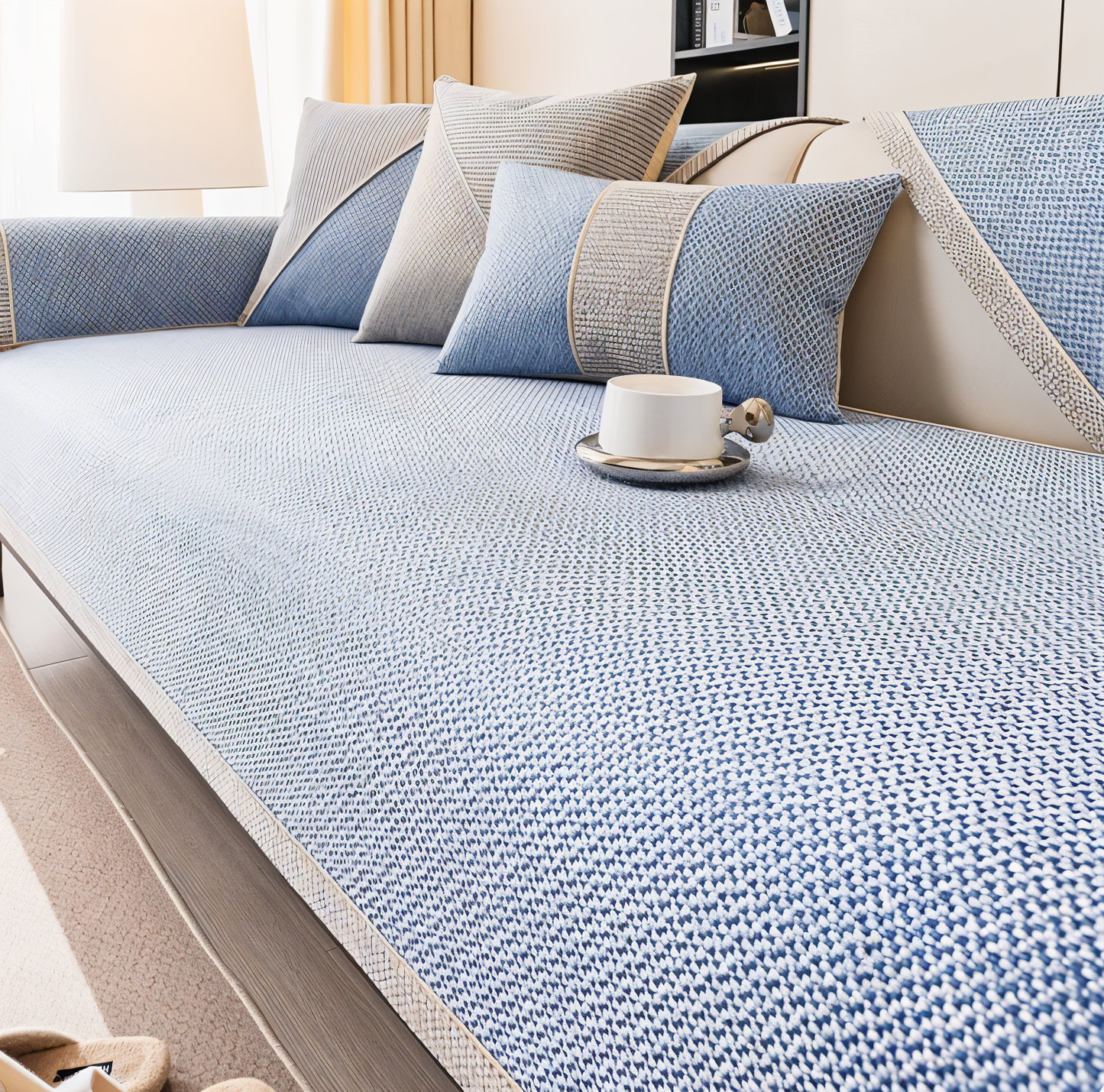 Stylish, Durable, and Scratch-Resistant Sofa Cover!