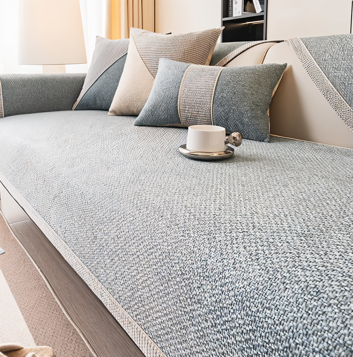 Stylish, Durable, and Scratch-Resistant Sofa Cover!