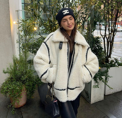Luna Plush Teddy Coat