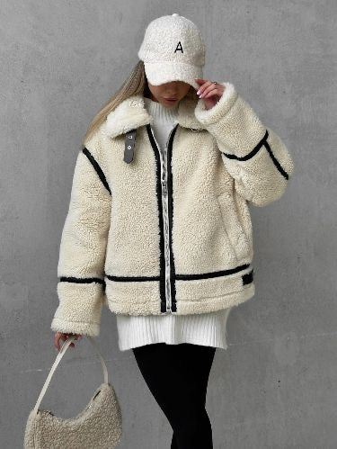 Luna Plush Teddy Coat