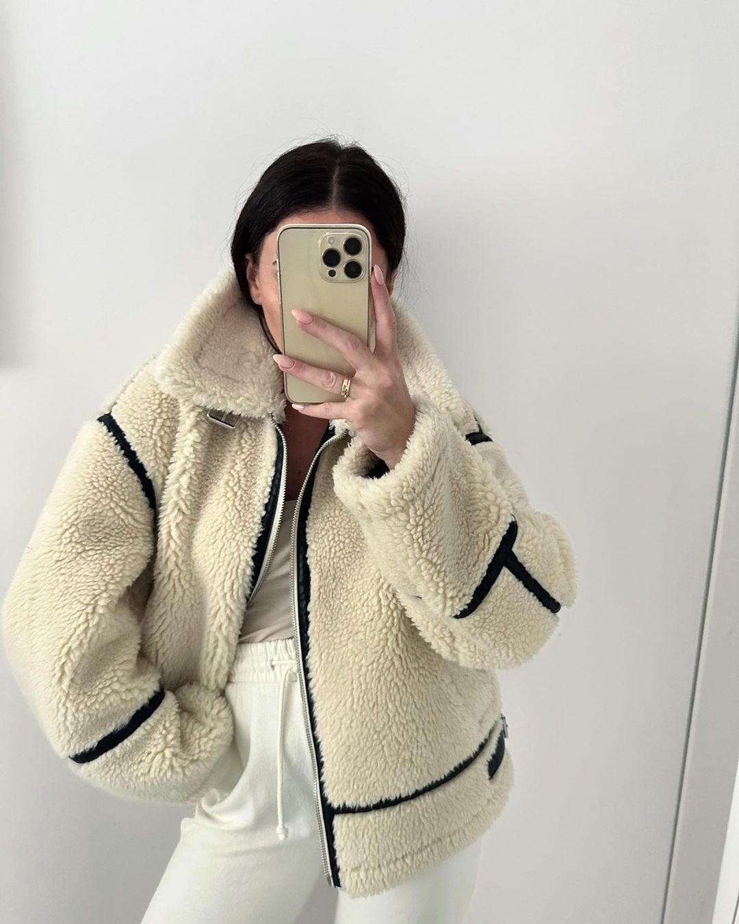 Luna Plush Teddy Coat