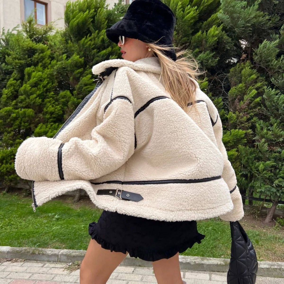 Luna Plush Teddy Coat