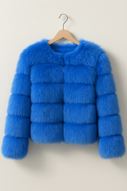 Kirsten | Women's Cozy Short Faux Fur Winter Jacket