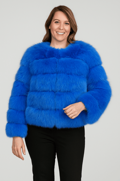 Kirsten | Women's Cozy Short Faux Fur Winter Jacket