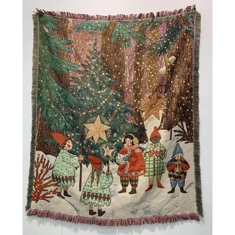 Cozy Nutcracker Christmas Blanket - Soft Fleece Ideal for Winter Decor and Cozy Evenings