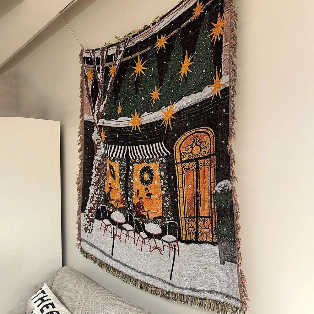 Cozy Nutcracker Christmas Blanket - Soft Fleece Ideal for Winter Decor and Cozy Evenings