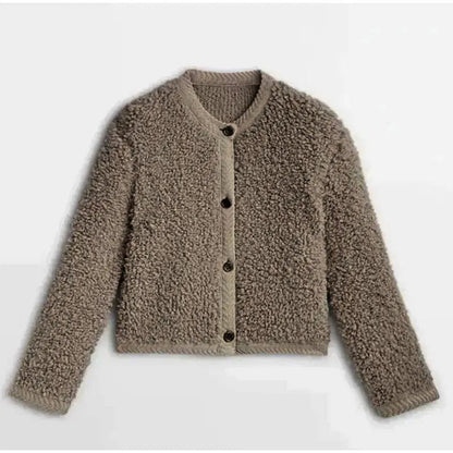 Daphne | Women's Warm & Stylish Fleece Button-Up Jacket