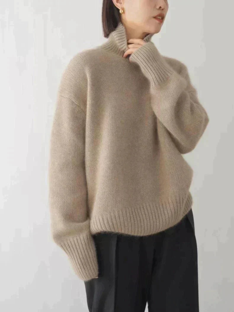 LEVA | Women's Cozy Knit Turtleneck Sweater