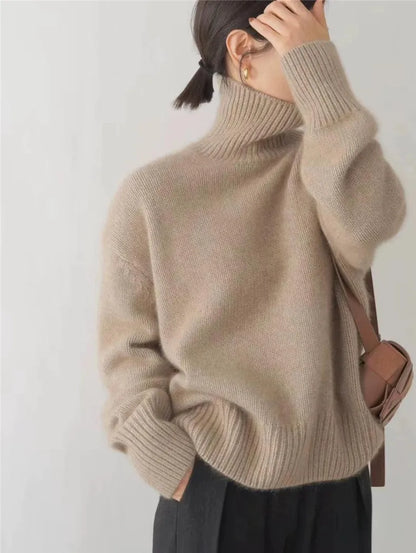LEVA | Women's Cozy Knit Turtleneck Sweater
