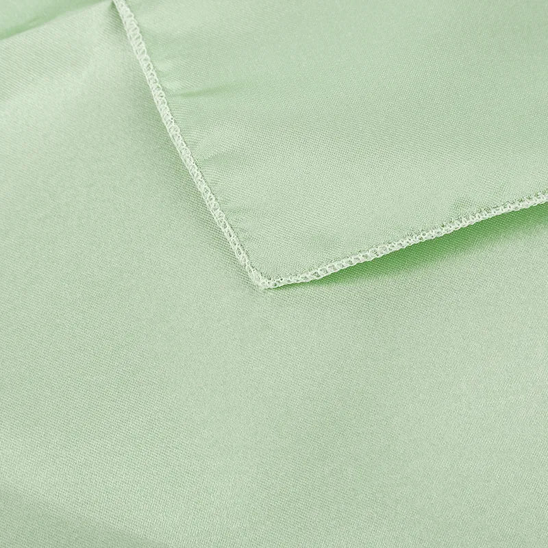 Set of 12 Elegant Luxury Satin Christmas Napkins - 30x30 cm for Stylish Table Decor