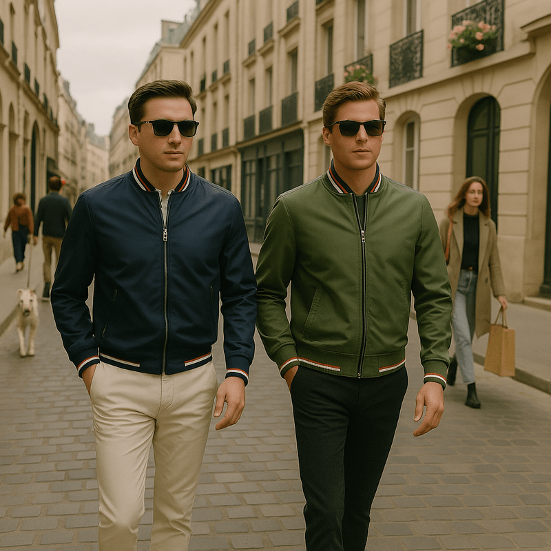 Mason | Classic Lightweight Waterproof Bomber Jacket with Zip