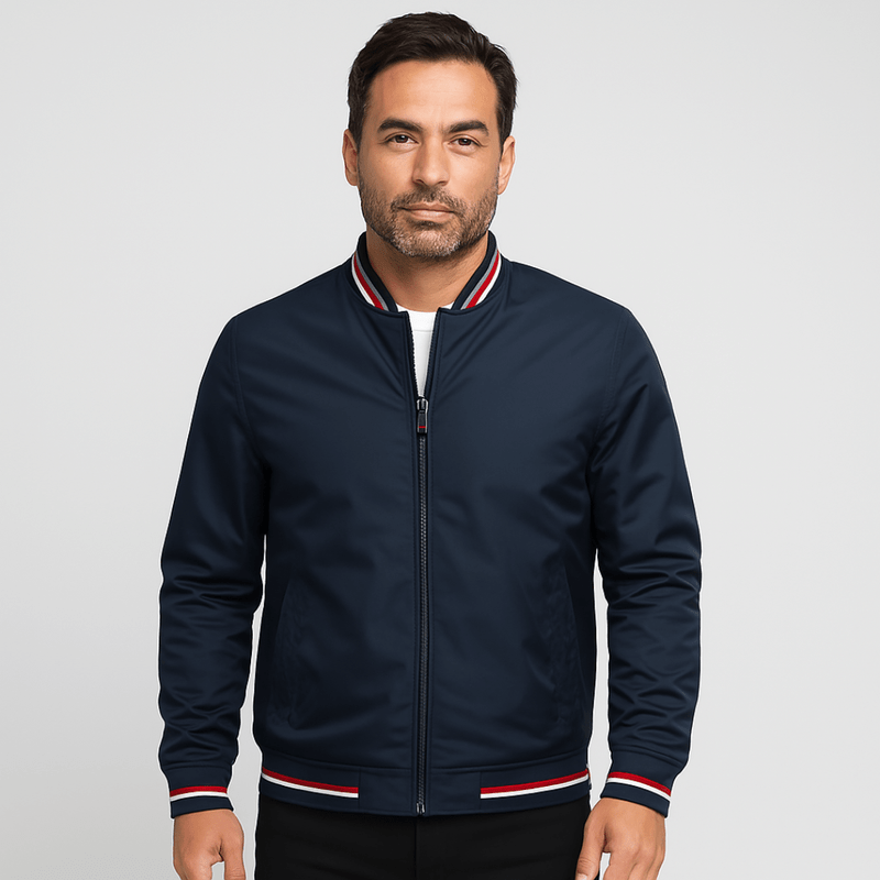 Mason | Classic Lightweight Waterproof Bomber Jacket with Zip