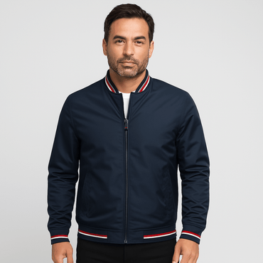 Mason | Classic Lightweight Waterproof Bomber Jacket with Zip