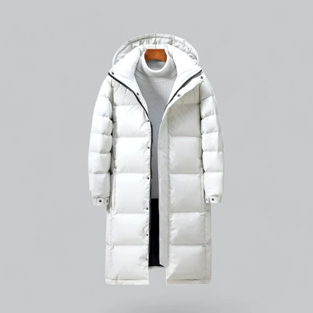 Altina | Women's Cozy Long Hooded Puffer Coat for Winter Warmth