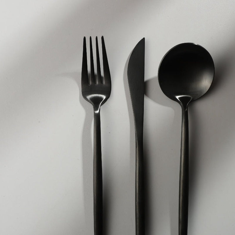 Finix | Sleek Stainless Steel Cutlery Set - Contemporary Dining Essentials for an Elegant Table