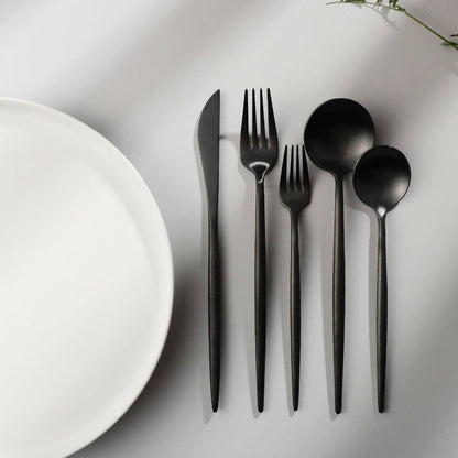 Finix | Sleek Stainless Steel Cutlery Set - Contemporary Dining Essentials for an Elegant Table