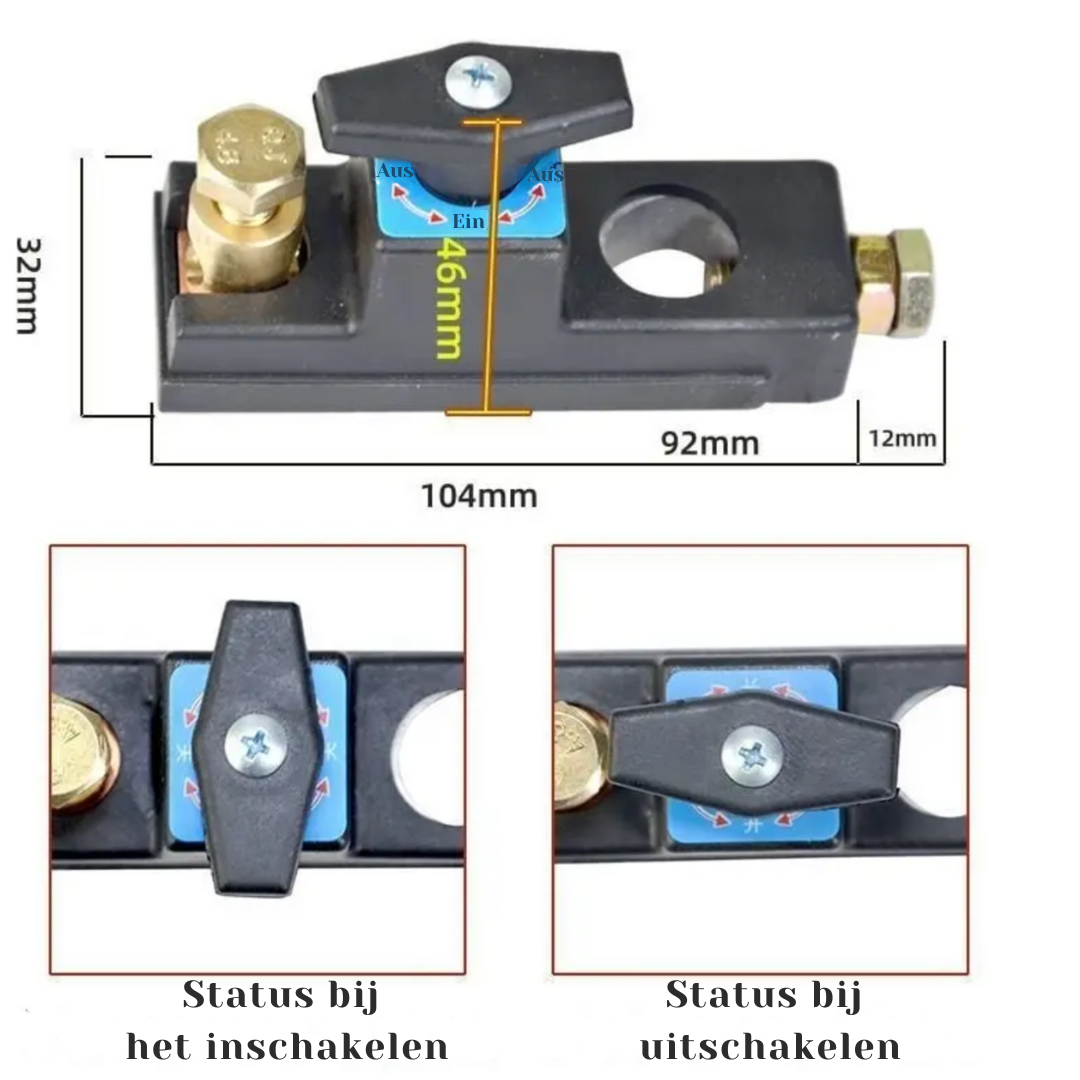 Battery Disconnect Switch – Easily Prevent Flat Batteries with a Simple Turn