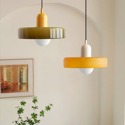 Vibrant Glass Pendant Light - BauLume