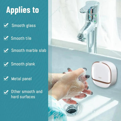 SoapShell | Contemporary Soap Dish with Lid and Drip Tray - Elegant Bathroom Soap Holder