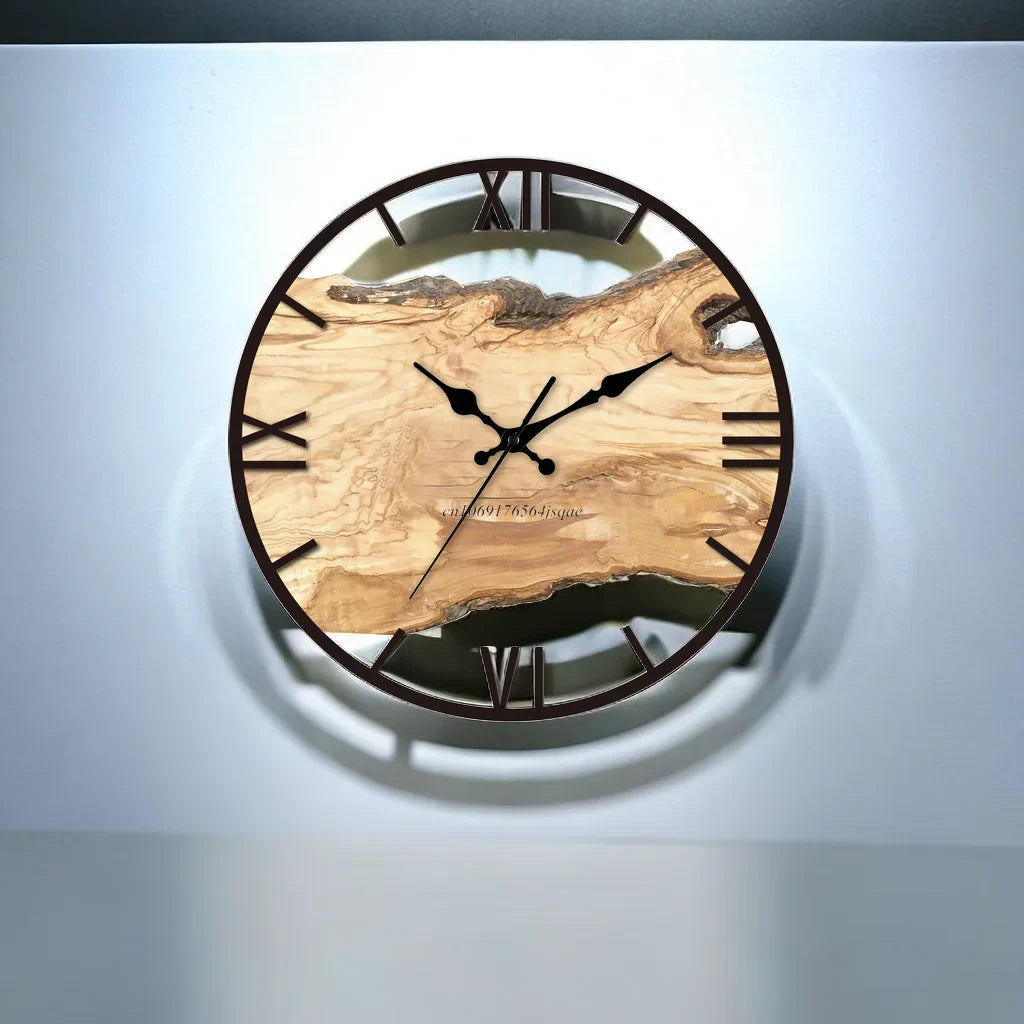Transparente Wanduhr – Moderne Eleganz und zeitloses Design