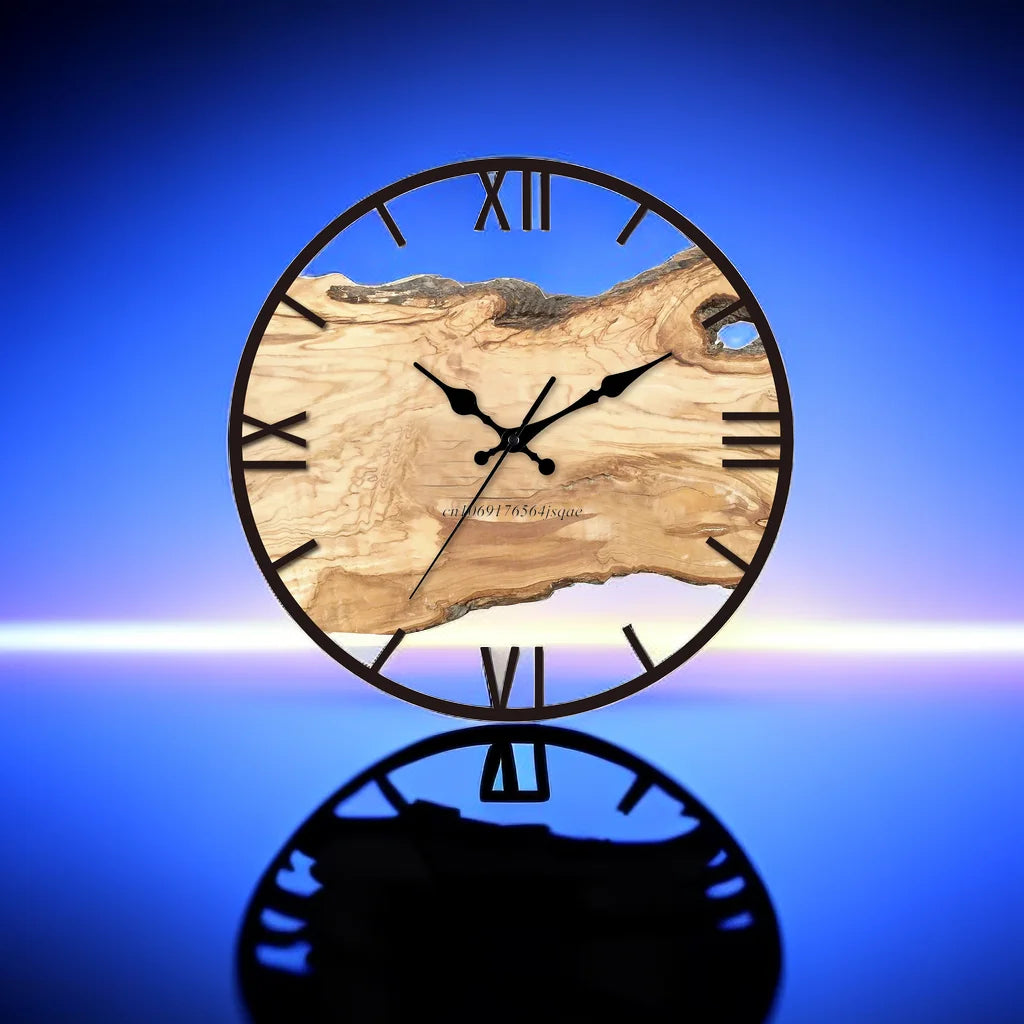 Transparente Wanduhr – Moderne Eleganz und zeitloses Design