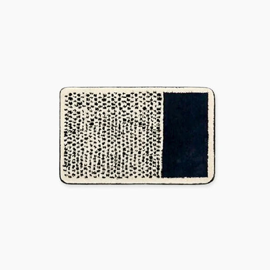 AbstractStep | Handmade Scandinavian Abstract Non-Slip Bath Mat - Chic Bathroom Rug
