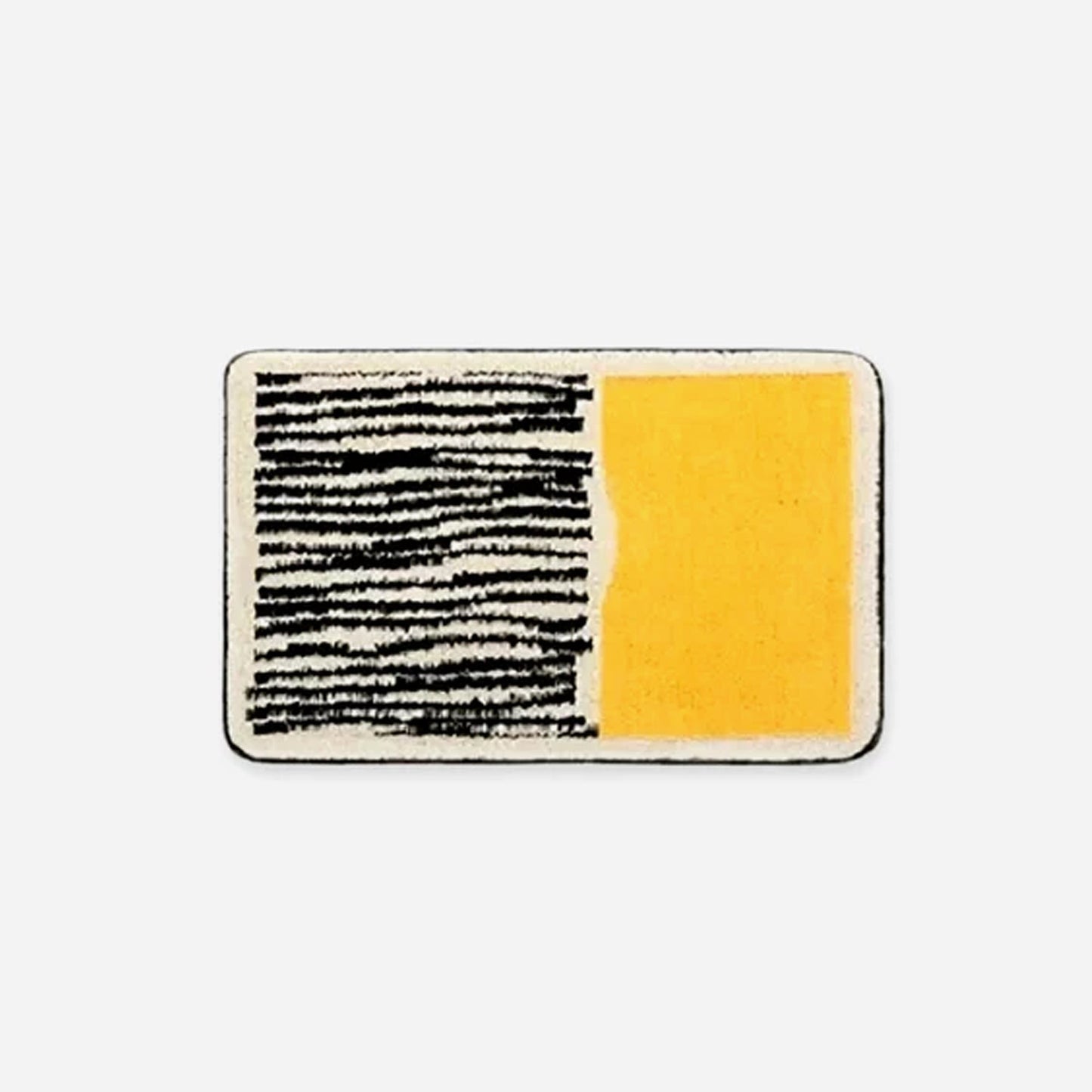 AbstractStep | Handmade Scandinavian Abstract Non-Slip Bath Mat - Chic Bathroom Rug