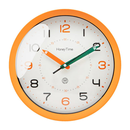 Vibrant Silent Wall Clock - Ideal for Kids' Rooms