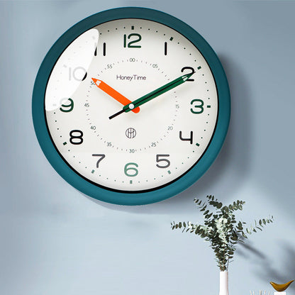 Vibrant Silent Wall Clock - Ideal for Kids' Rooms