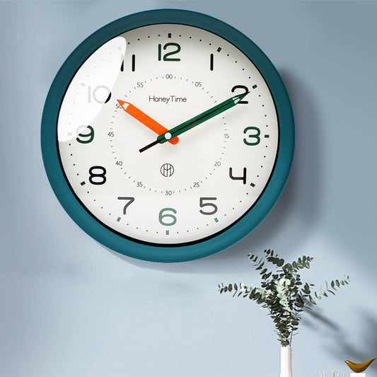 Vibrant Silent Wall Clock - Ideal for Kids' Rooms