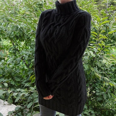 LEONE | Women's Warm Roll Neck Sweater for Winter Comfort