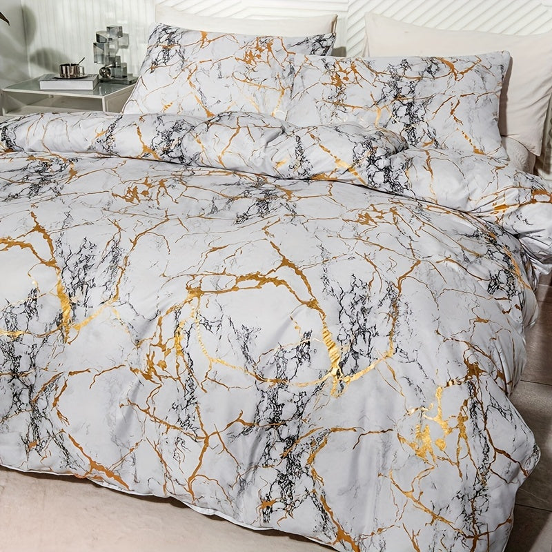 Xavor - Luxurious Marble Duvet Cover for Ultimate Comfort