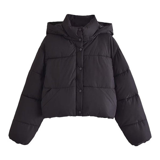Ruby | Women's Cropped Hooded Puffer Jacket for Winter