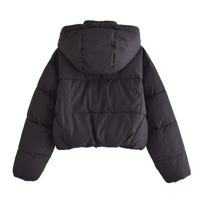 Ruby | Women's Cropped Hooded Puffer Jacket for Winter